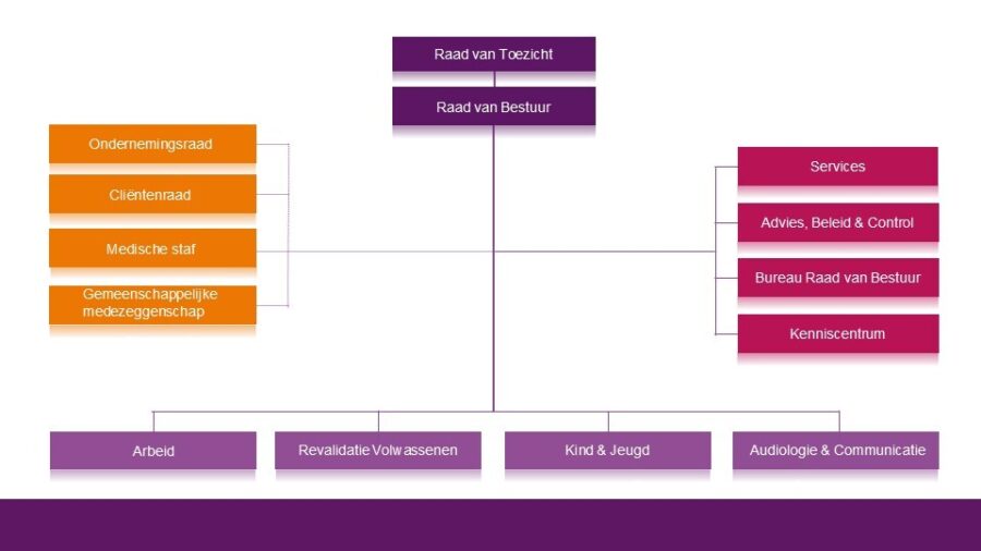 Organogram van Adelante