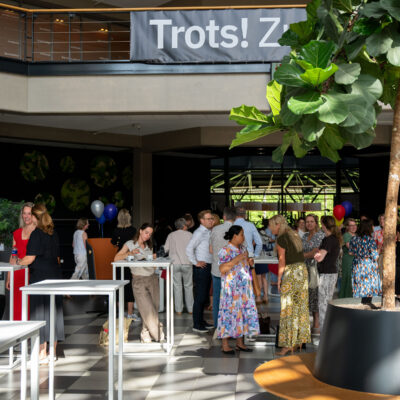 Ontvangst bij symposium 10 jaar Academische Werkplaats Revalidatie